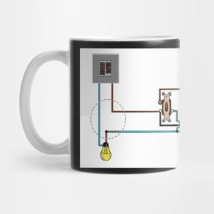 UK Two-Way Switch Wiring Diagram Mug